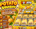 Potato Squishy filled with Coconut oil